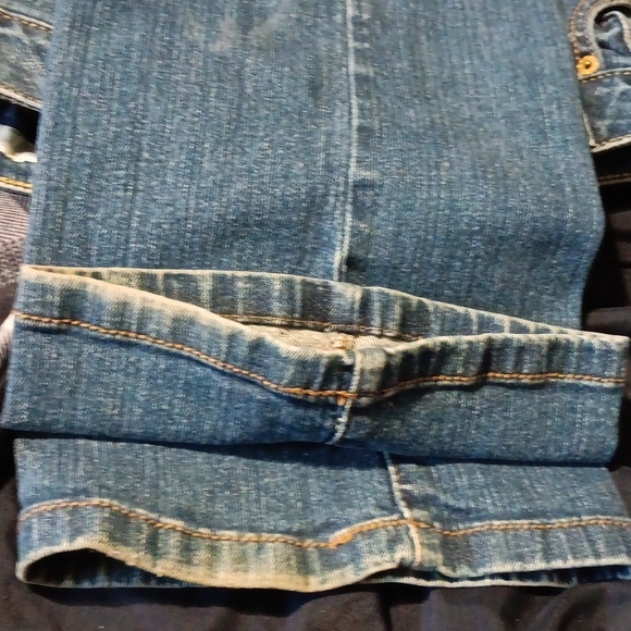 DKNY Jeans Y2K Women's Size 12 Mid-Rise Normal Straight Stretch Zip & Button - Picture 14 of 14